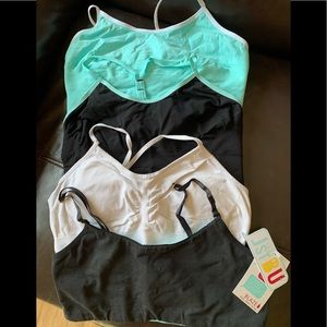 Bundle of JstBU girls bras, size FIRE/BLAZE (XL)